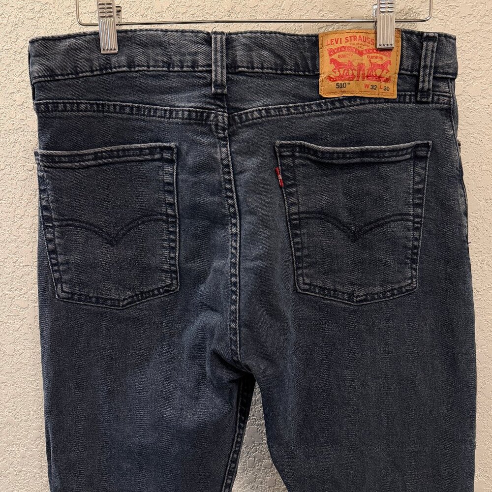 Levi's 510 Skinny Blue Jeans 32x30 *Long Rise